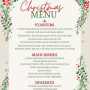 Christmas Lunch Menu