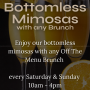Bottomless Mimosa with Any Brunch Menu Dish