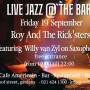 Live Jazz at The Bar this Friday
