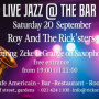Live Jazz this Saturday at Ricks Cafe