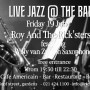 Live Jazz at The Bar this Friday