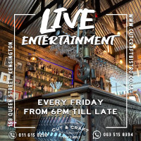 FESTIVE FRIDAY WITH LIVE ENTERTAINMENT - ALL COCKTAILS HALF PRICE