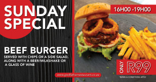 Sunday Burger Special