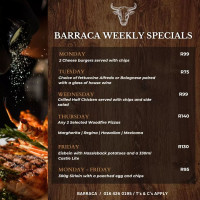 Barraca Weekly Specials