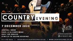 Country Themed Evening with Singing Waiters