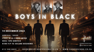 Boys in Black Themed Evening