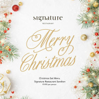 Christmas Lunch Menu at Signature Restaurant