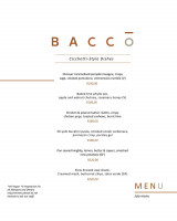 July Cicchetti-Style Menu