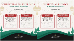 Celebrate Christmas at Zevenwacht