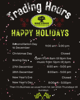 Our Holiday Trading Hours Are Here! 