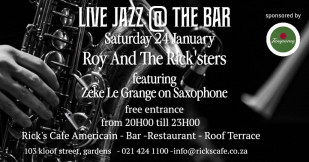 Live Jazz this Saturday at Ricks Cafe