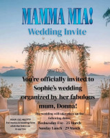 Mamma Mia - The Wedding Invite
