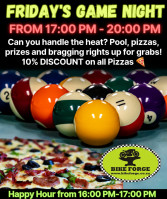 Start your Friday with our All-Day Pizza Special – from 10AM 10% discount on all pizzas