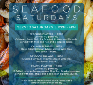 Seafood Saturdays 