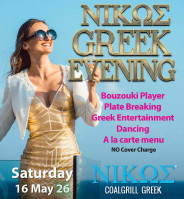 Greek Evening at Nikos Ballito!