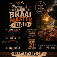 Celebrate The Braaimaster Dad this Father's Day