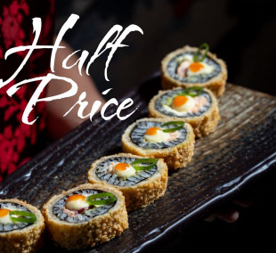 Half-Price Sushi & Cocktails