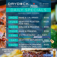Drydock Daily Specials