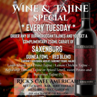 Tuesday Wine & Tajine Special